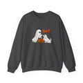 Ghost Boop Crewneck Sweatshirt — Cute Halloween Pumpkin Ghosts Graphic