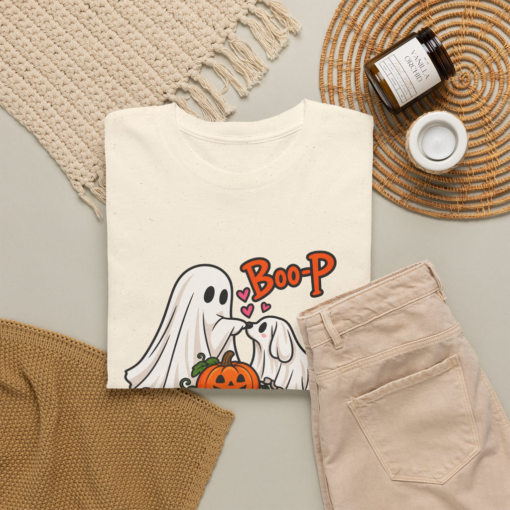 Halloween Ghost Dogs T-Shirt - 'Boop' Pumpkin Puppy Costume Tee