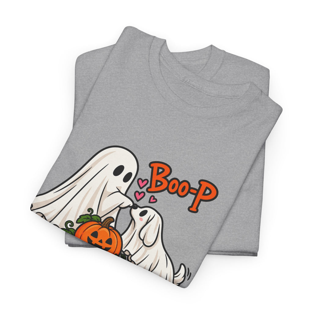 Halloween Ghost Dogs T-Shirt - 'Boop' Pumpkin Puppy Costume Tee