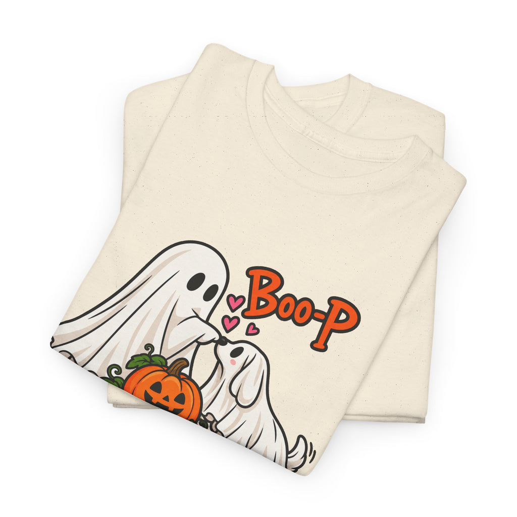 Halloween Ghost Dogs T-Shirt - 'Boop' Pumpkin Puppy Costume Tee
