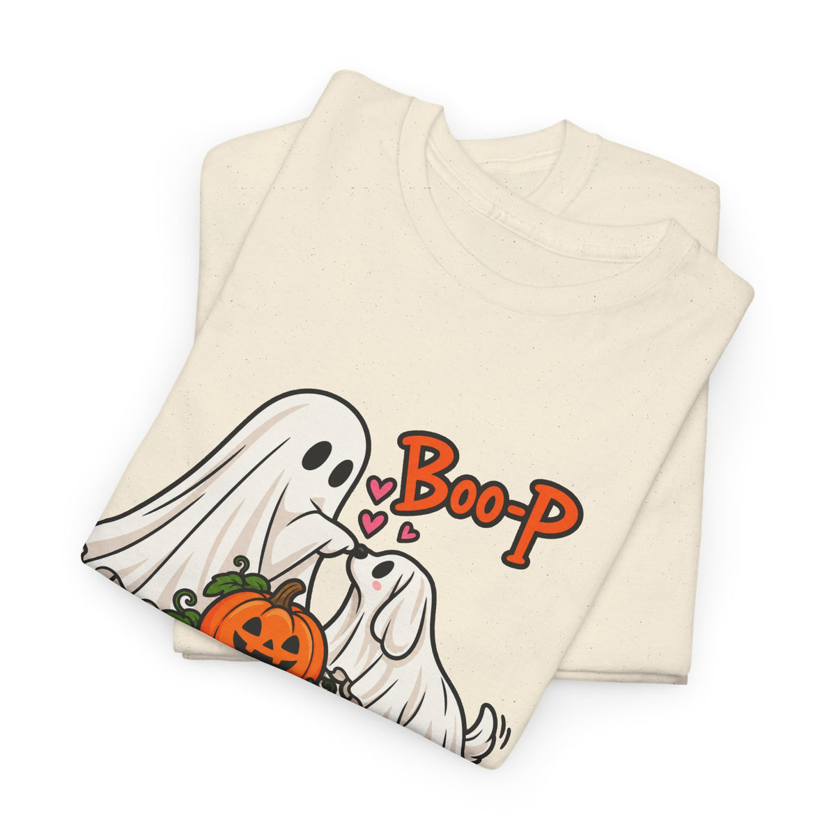 Halloween Ghost Dogs T-Shirt - 'Boop' Pumpkin Puppy Costume Tee