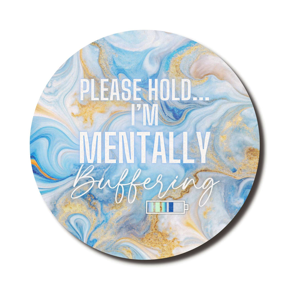 Please Hold, I'm Mentally Buffering Mouse Pad