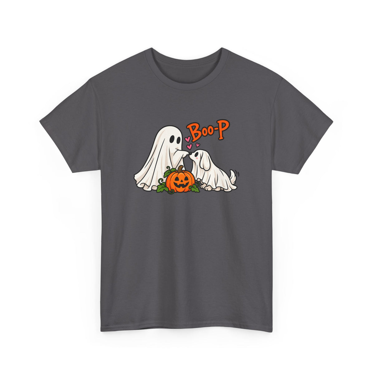 Halloween Ghost Dogs T-Shirt - 'Boop' Pumpkin Puppy Costume Tee