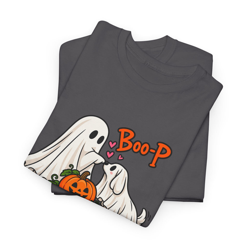 Halloween Ghost Dogs T-Shirt - 'Boop' Pumpkin Puppy Costume Tee