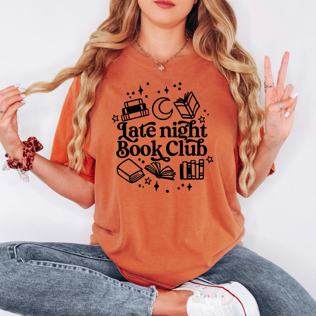 Late Night Book Club Tee