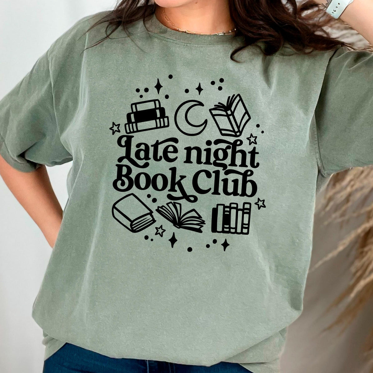 Late Night Book Club Tee