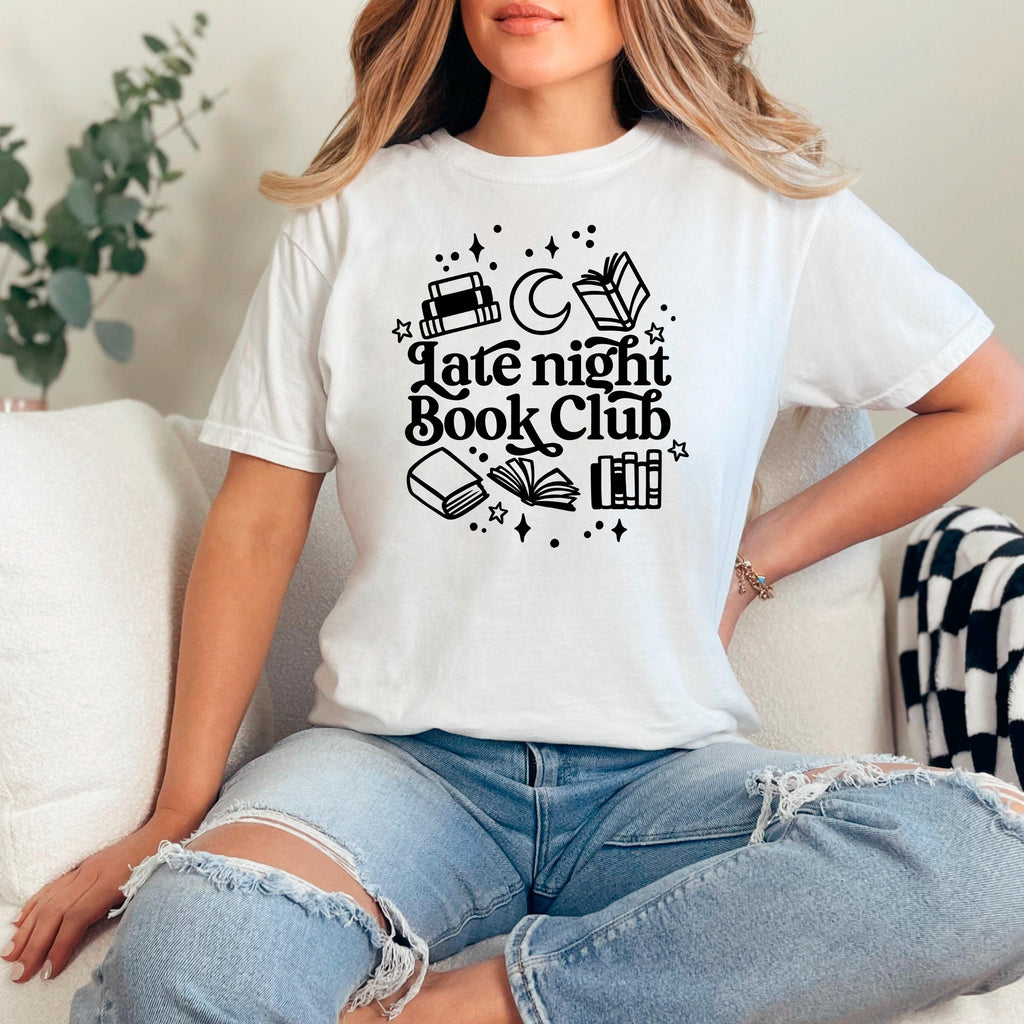 Late Night Book Club Tee