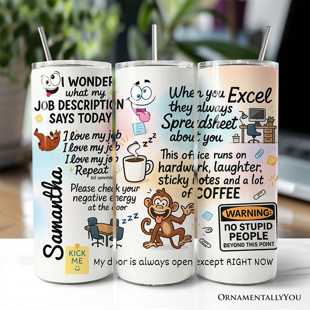 Office Survival Tumbler (Personalized)
