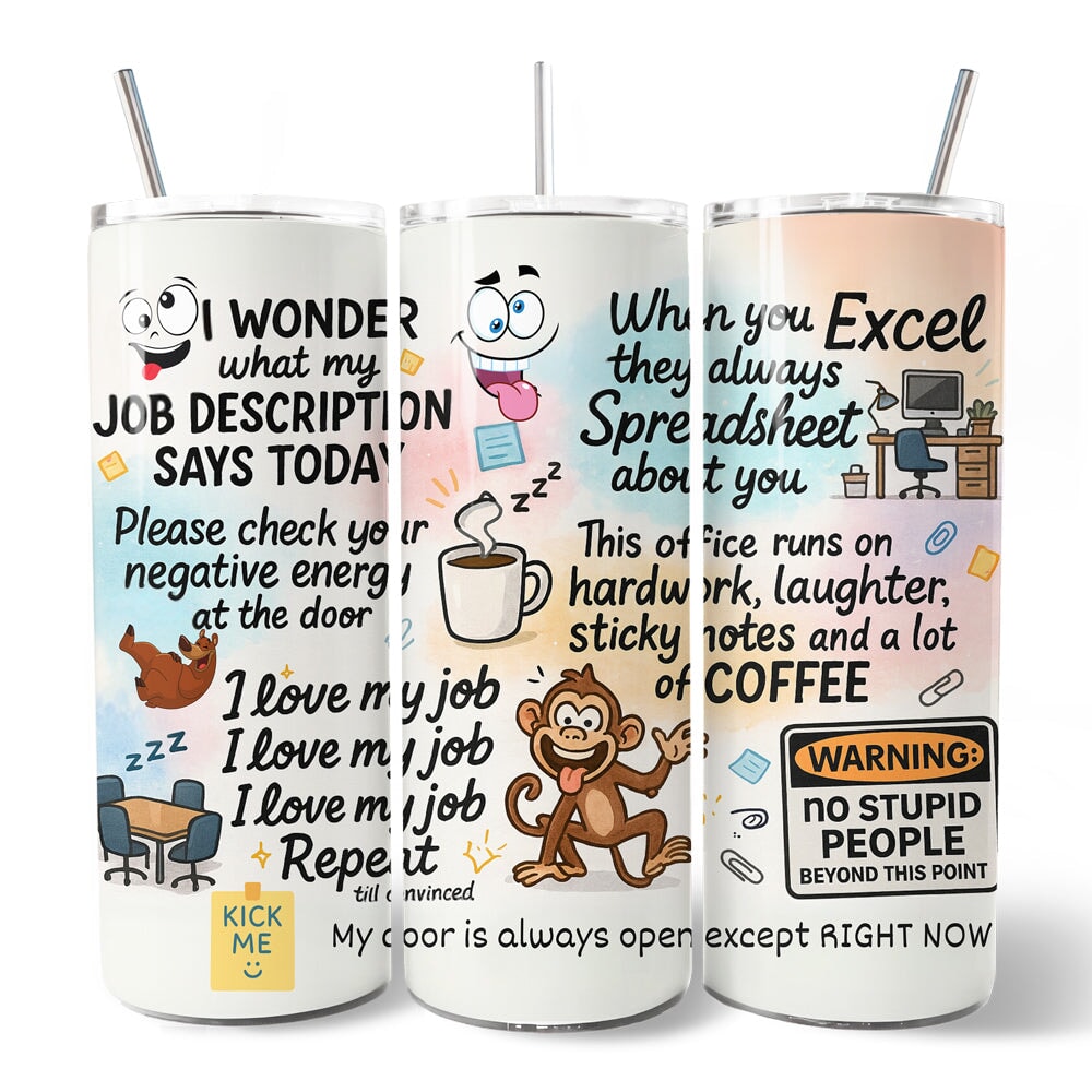 Office Survival Tumbler (Personalized)