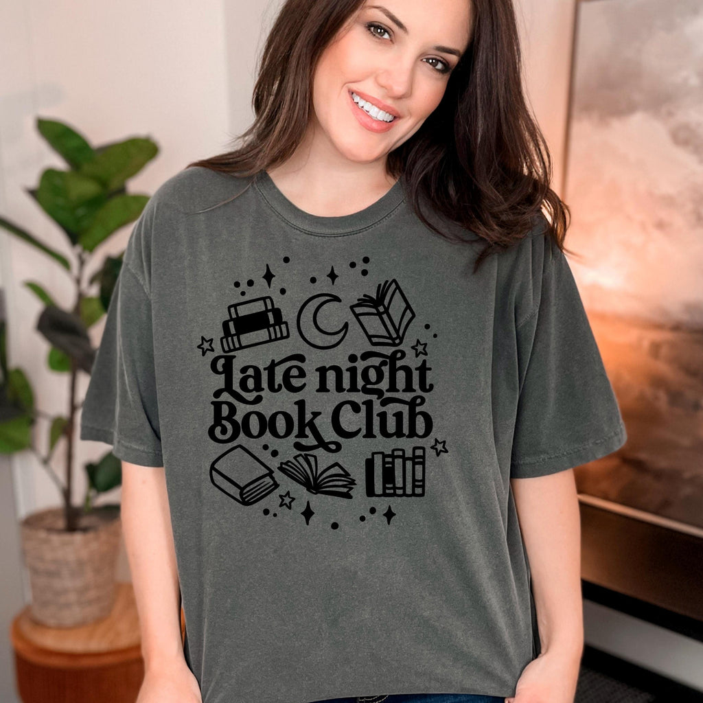 Late Night Book Club Tee