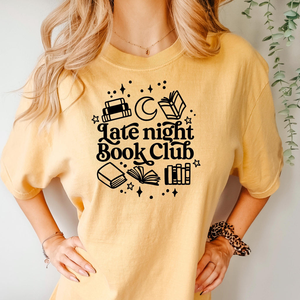 Late Night Book Club Tee