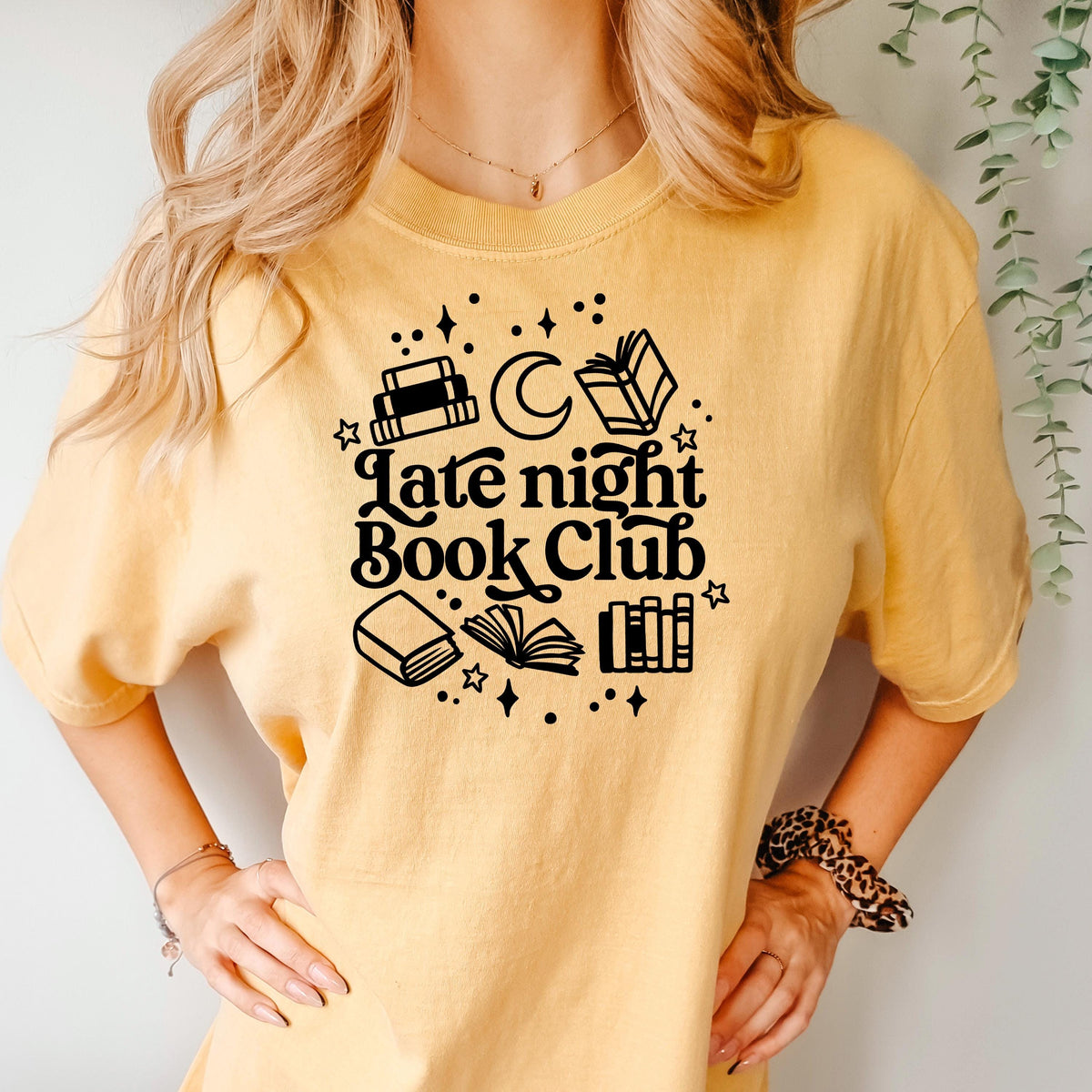 Late Night Book Club Tee