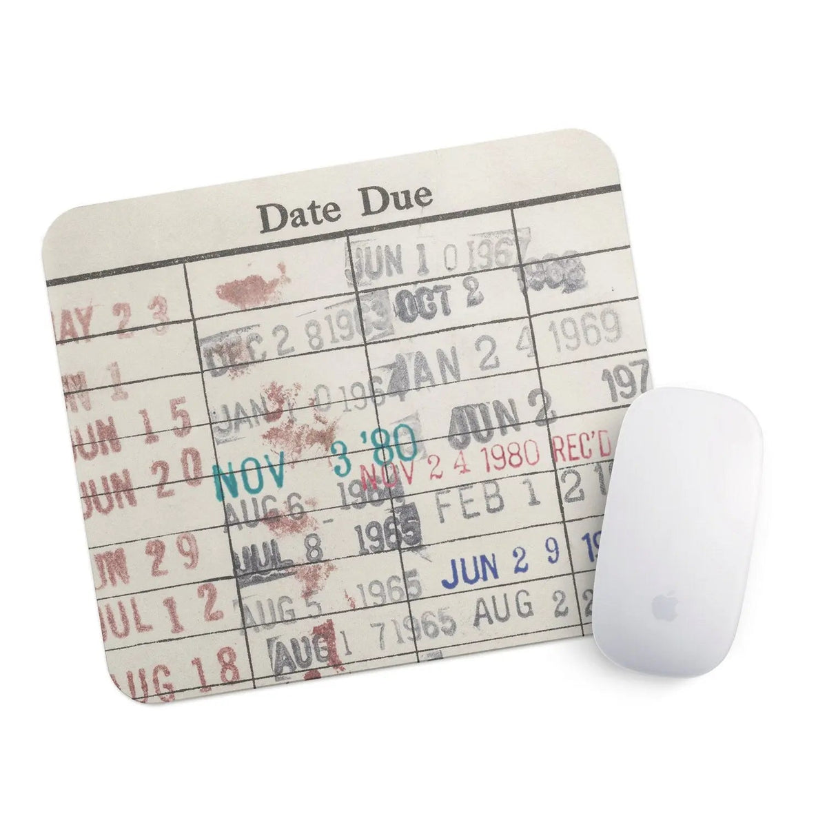 Library Card Mouse Pad