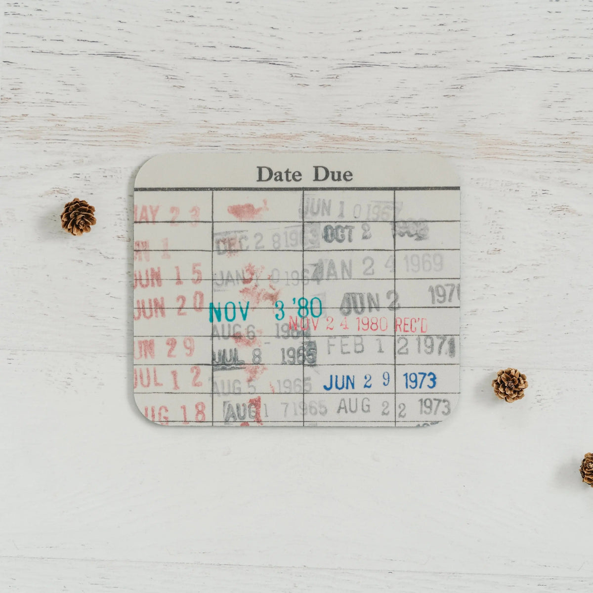 Library Card Mouse Pad