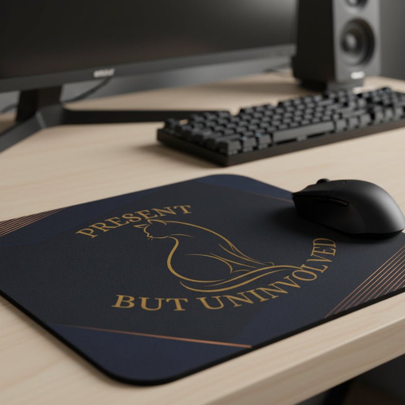 Present, But Uninvolved Mouse Pad